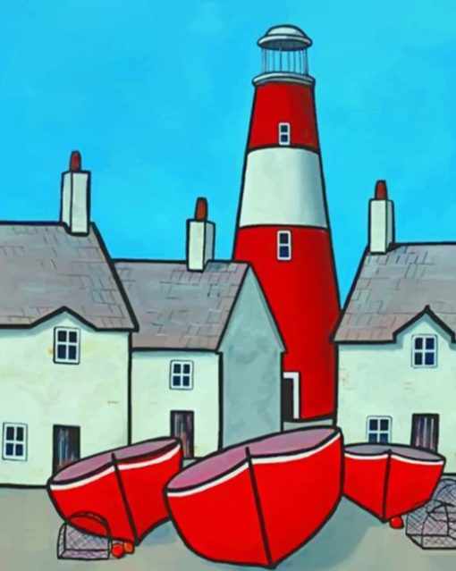 Lighthouse paint by numbers