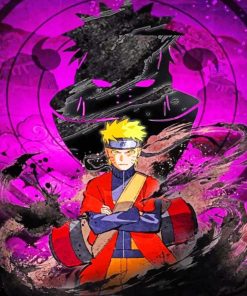 Naruto paint by numbers