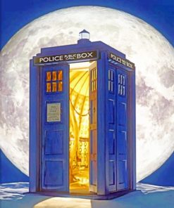 Police Call Box paint by numbers