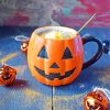 Pumpkin CupPumpkin Cup paint by numbers