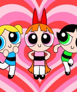 The Powerpuff Girls paint by numbers