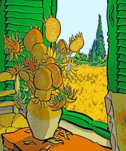 Vincent Van Gogh PlantVincent Van Gogh Plant paint by numbers