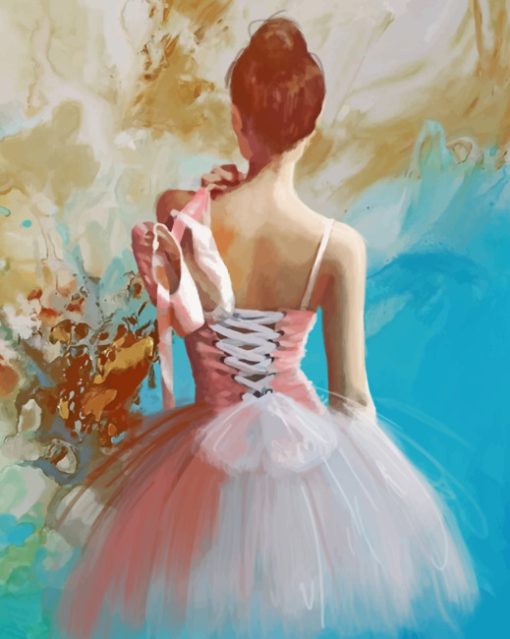 Ballerina Art paint by numbers