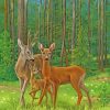 Female Deer paint by numbers