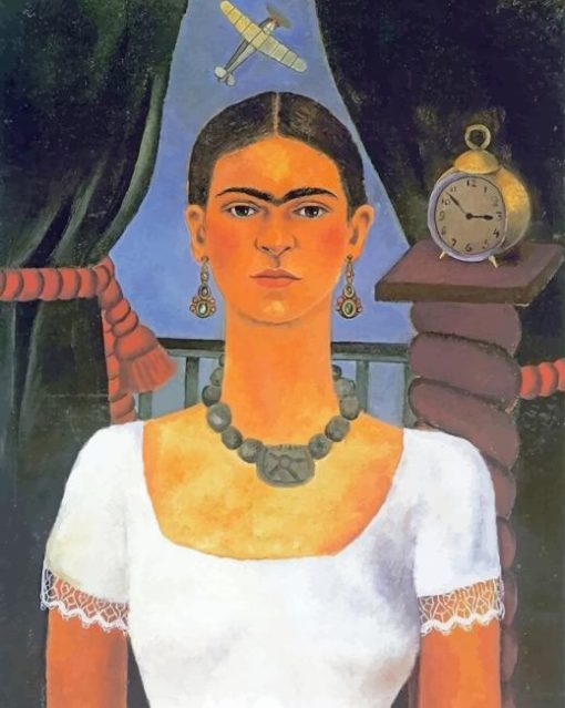 Frida Kahlo self portrait paint by number