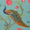 Peafowl and Flowers paint by number