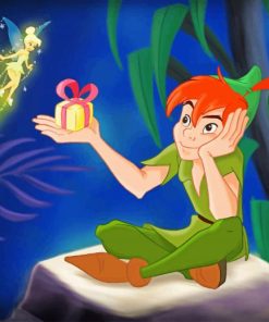 Tinkerbell peter pan paint by number