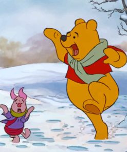 Winnie The Pooh and Piglet paint by numbers