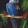 Blue Parrot Paint by numbers