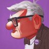 Carl Fredricksen paint by number