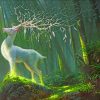 Fantasy White Deer paint by numbers