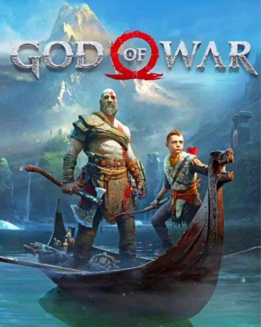 God Of War paint by numbers