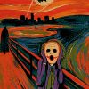 Joker And Batman Van Gogh paint by numbers