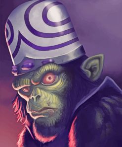 Mojo Jojo paint by numbers