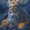 Odin God paint by numbers