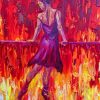 Ballerina Dancing In The Fire Paint by numbers