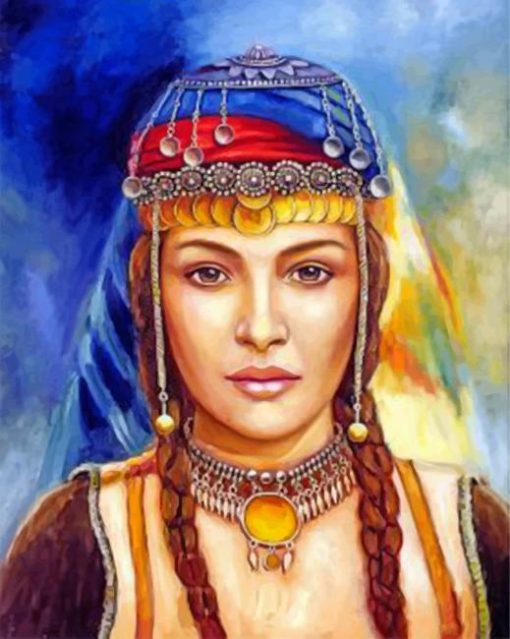 Berber Woman paint by numbers