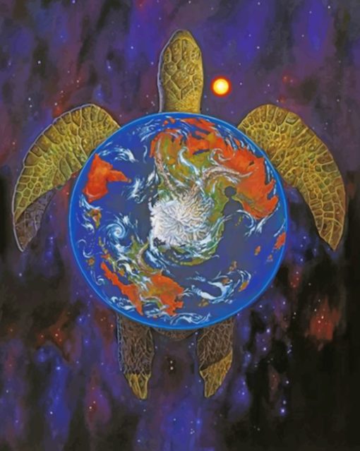 Discworld Turtle paint by numbers