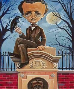 edgar allan poe paint by numbers