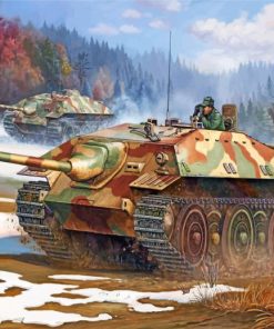 german tanks ww2 paint by numbers