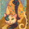 gustav klimt cat paint by number