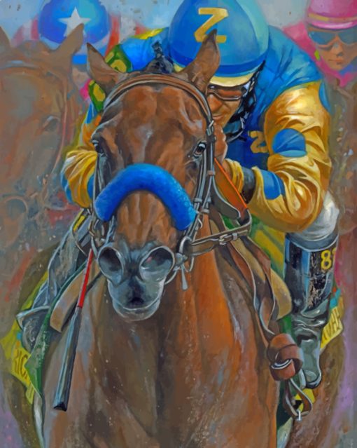 Horse Racing Paint by numbers