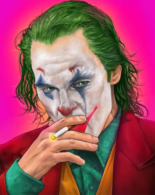 joker villain paint by numbers