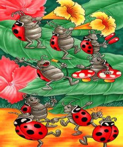 lady-bugs-celebrating-paint-by-numbers