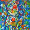 Pop Art Clown Paint by numbers