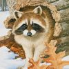 raccoon-paint-by-numbers