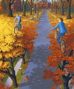 Autumn Rob Gonsalves Piant by numbers