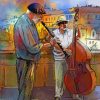 street musicians paint by numbers