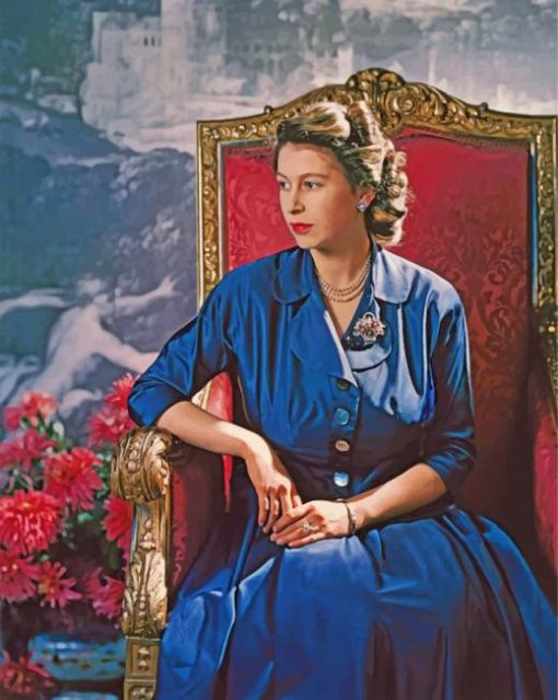 Young Queen Elizabeth Paint by numbers