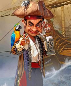 mr-bean-pirate-paint-by-numbers