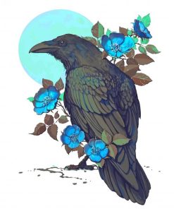 aesthetic-crow-paint-by-number