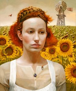 woman-and-sunflowers-paint-by-number