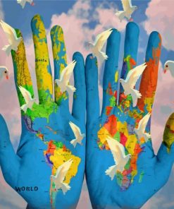 world-map-hands-paint-by-number