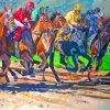 Horses Racing Paint by numbers