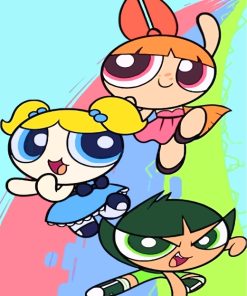 Powerpuff Girls Paint by numbers