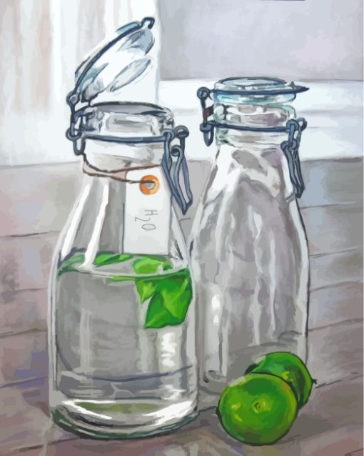 glass-bottles-paint-by-numbers