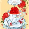 tea-with-red-flowers-paint-by-numbers