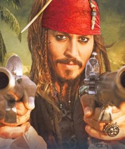 Captain-Jack-Sparrow-The-Pirate-paint-by-numbers