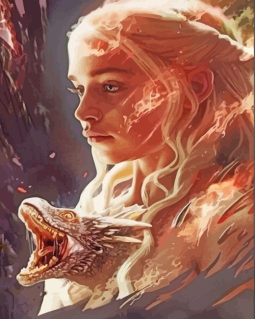 Daenerys-Targaryen-mother-of-dragons-paint-by-numbers