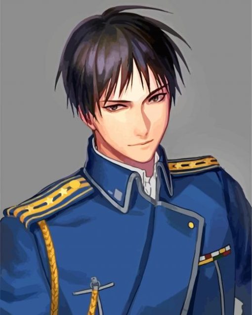 Roy Mustang Fullmetal Alchemist Paint by numbers