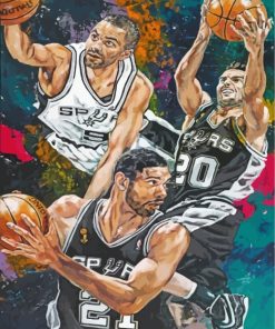 San-Antonio-Spurs-players-paint-by-numbers