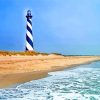 The Cape Hatteras Light Station Paint by numbers