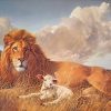 aesthetic-lion-and-lamb-paint-by-number