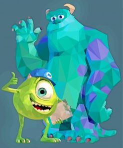 mike-and-sullly-monster-university-paint-by-number