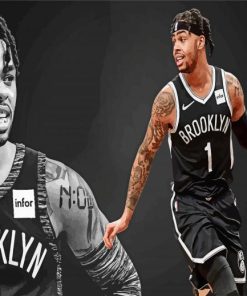 russel-dark-Brooklyn-Nets-paint-by-number