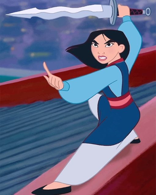 Disney Mulan paint by numbers